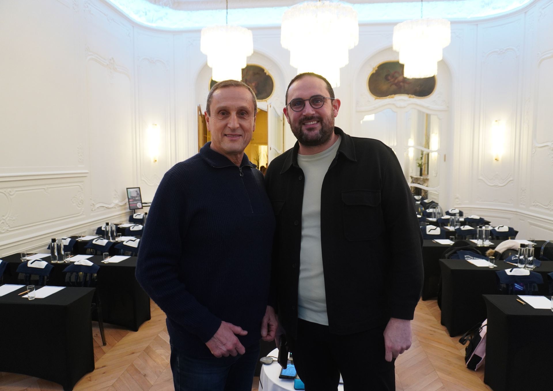 Le Dr Edmond Binhas et Yannick Binhas